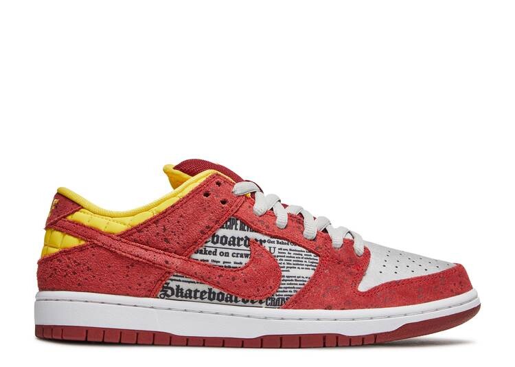 

Кроссовки Nike DUNK LOW PREMIUM SB QS 'CRAWFISH', красный