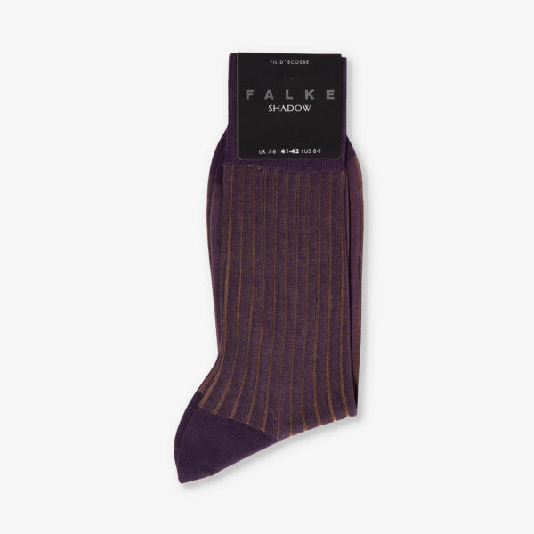 

Носки из смесового хлопка в полоску Shadow Falke, цвет amethyst