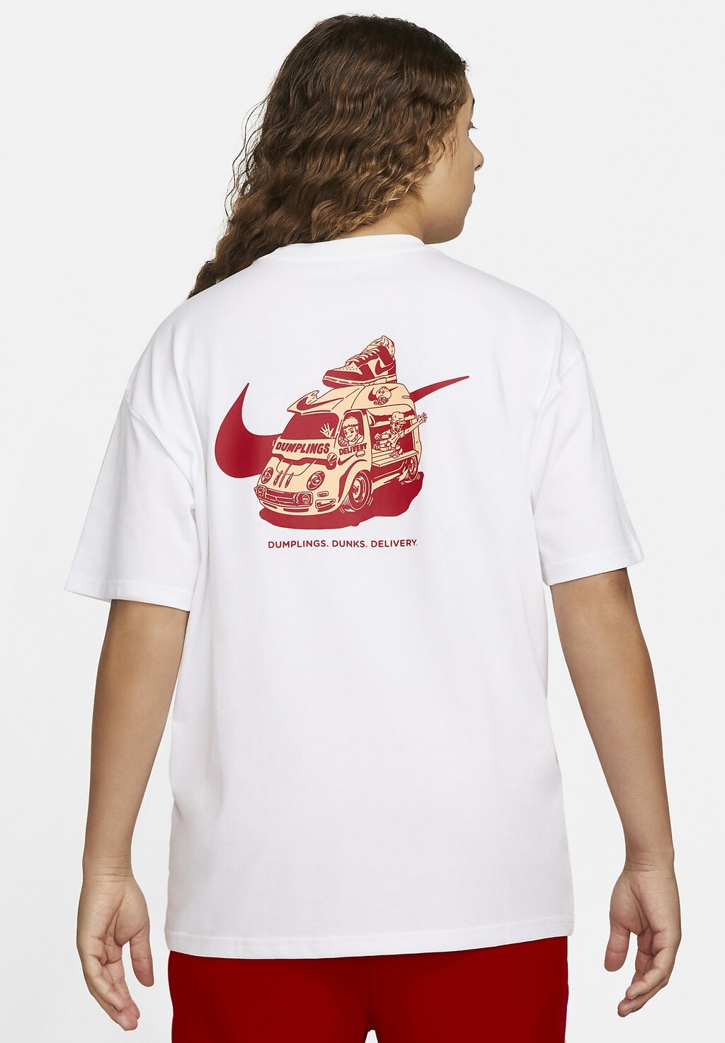 

Футболка с принтом Nike, белый