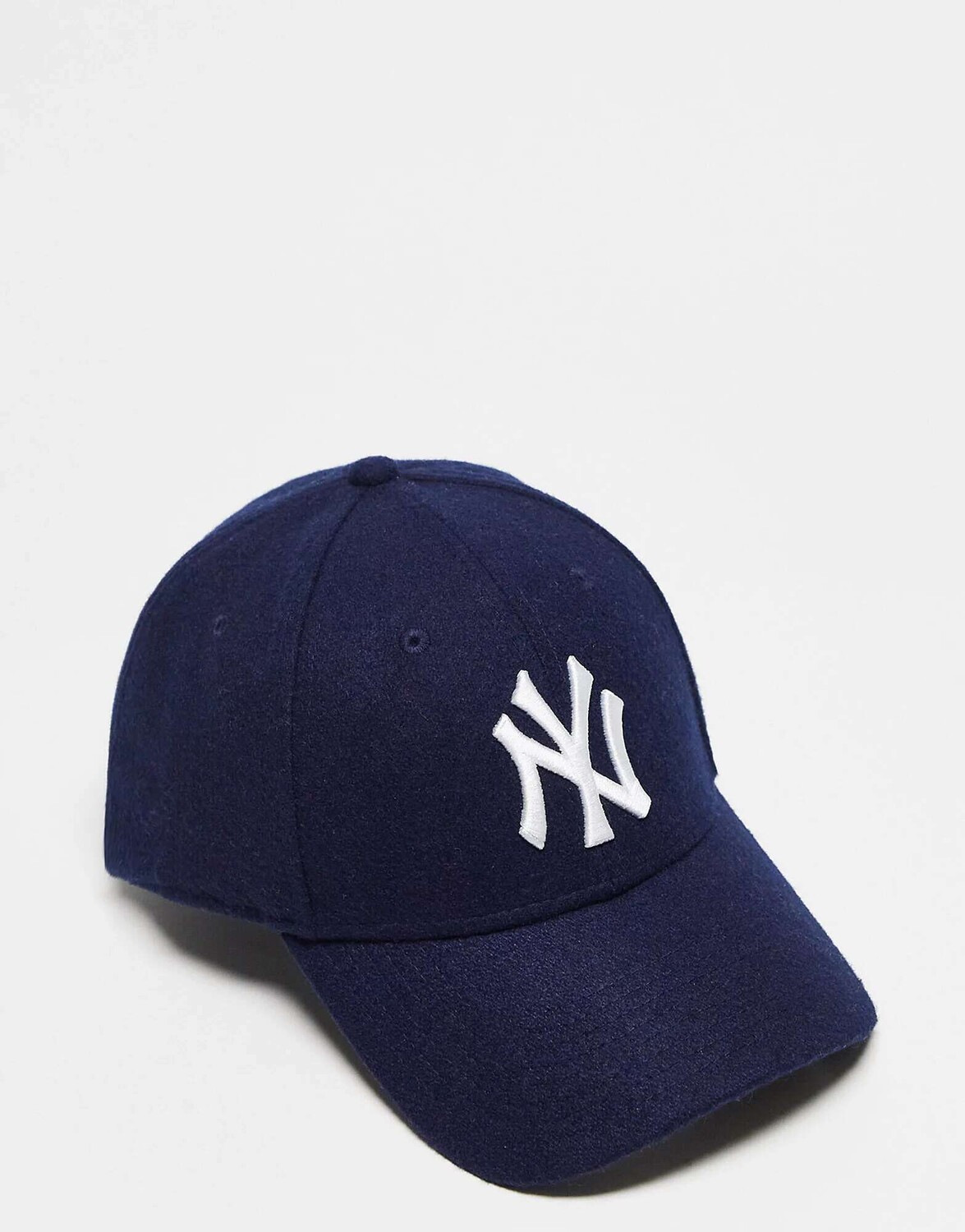 

Темно-синяя кепка унисекс из мелтоновой шерсти New Era 9Forty NY Yankees