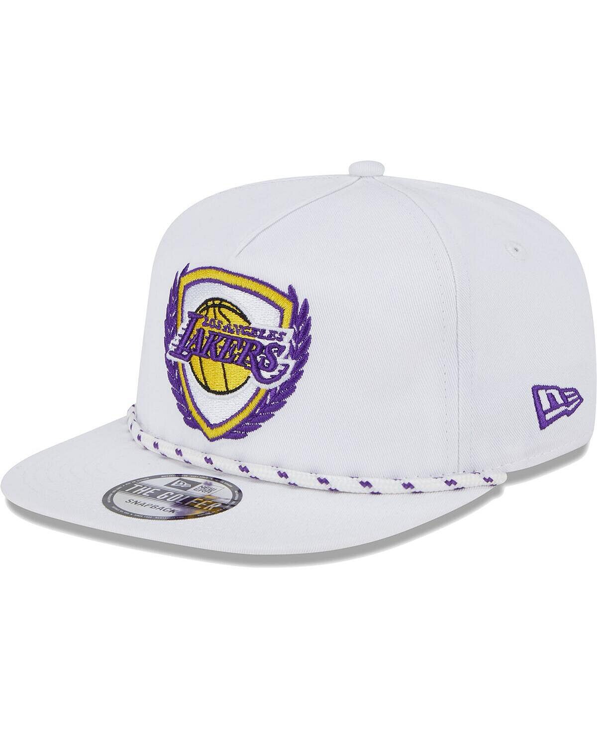 

Мужская белая кепка Los Angeles Lakers The Golfer Crest Snapback New Era