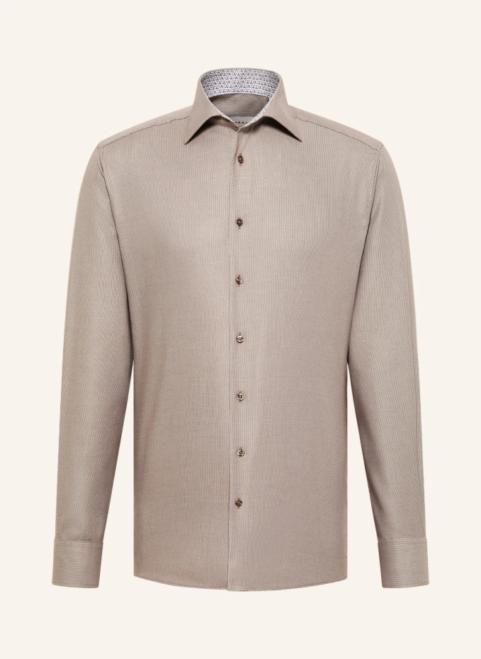 

Рубашка modern fit Eterna, коричневый