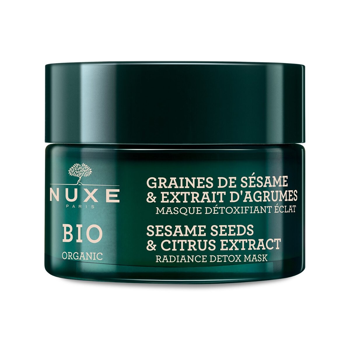 

Nuxe Bio, осветляющая детоксицирующая маска - экстракт цитрусовых и семян кунжута, 50 мл