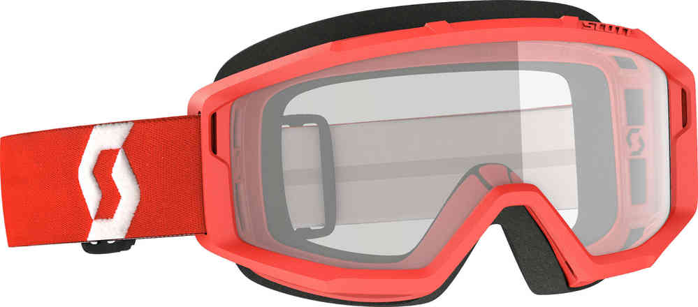 Primal Прозрачные красные очки для мотокросса Scott очки тактические прозрачные красные