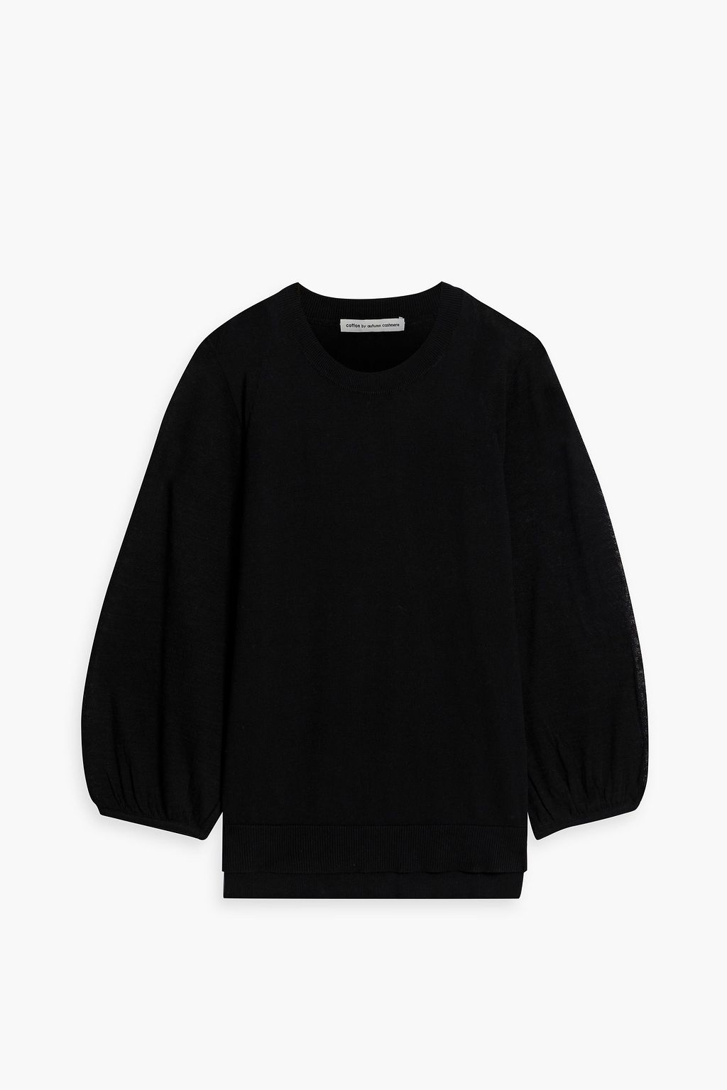 Хлопковый свитер Cotton By Autumn Cashmere, черный