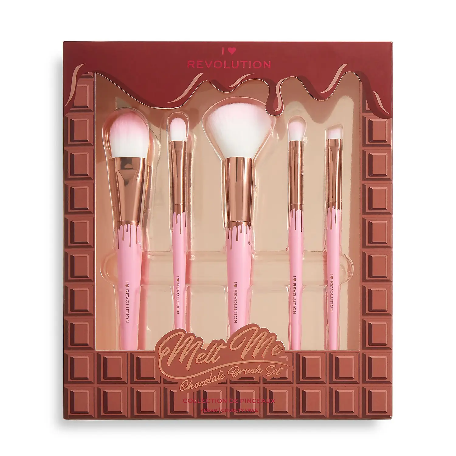 

Набор кистей I Heart Revolution Chocolate Brush Set