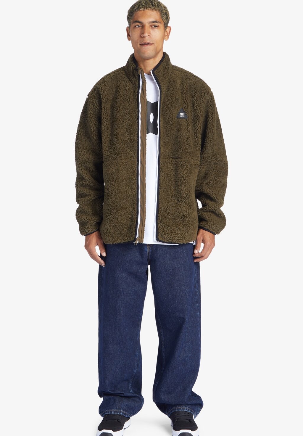 

Толстовка на молнии DC Shoes AMRADICAL OTLR KQE, цвет capers