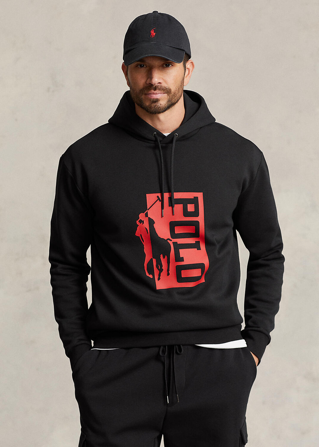 

Худи двойной вязки с логотипом Big Pony Ralph Lauren