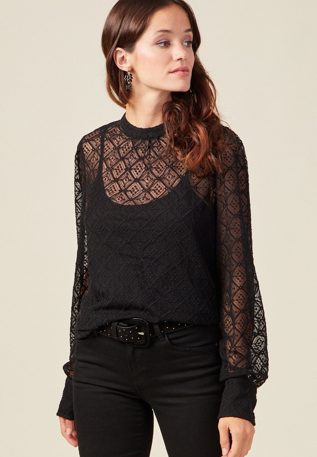 

Блузка MIT LANGEN ÄRMELN BONOBO Jeans, цвет noir