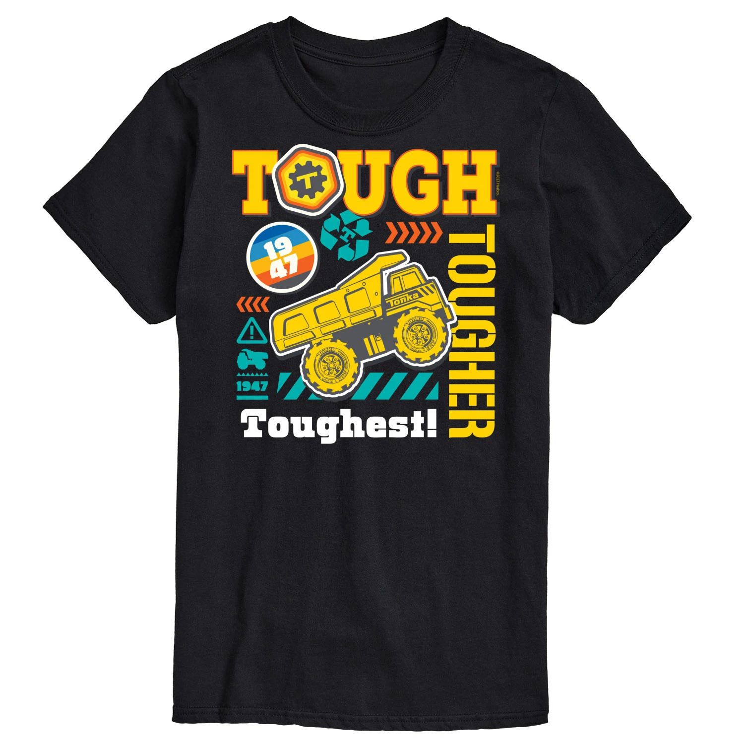 Футболка Big & Tall Tough Tougher Toughest с рисунком Tonka, черный