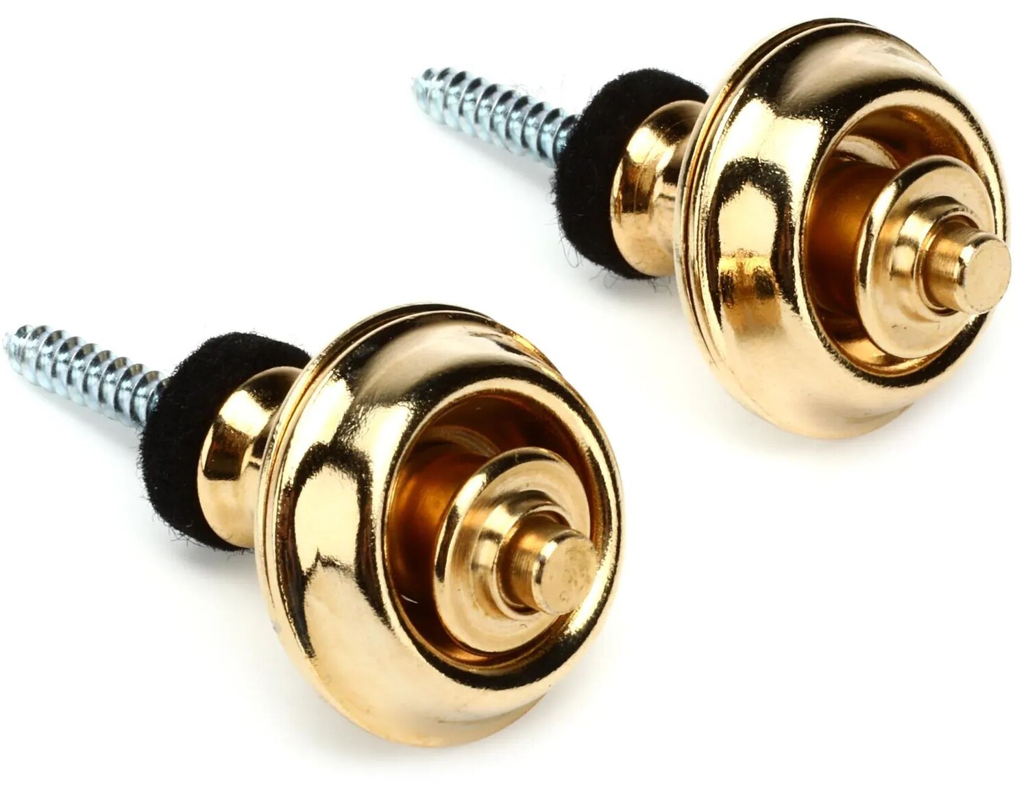 

Система крепления ремней Dunlop Straplok Dual Design — золотистая