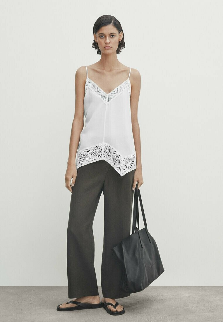 

Топ Massimo Dutti, белый