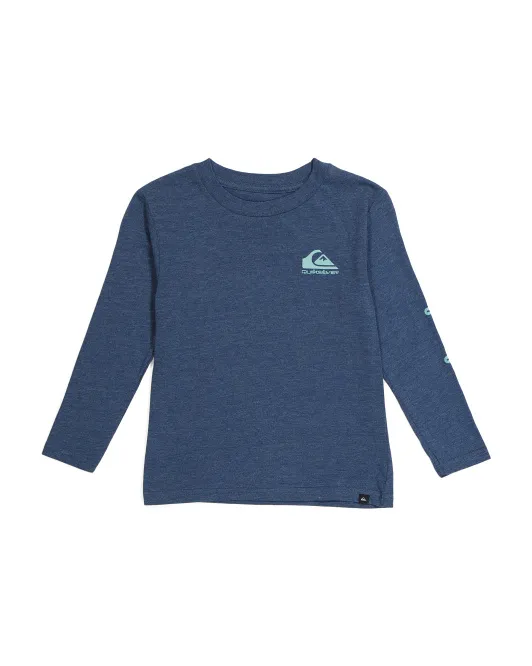 

Топ с длинными рукавами и принтом Big Boys Vintage Quiksilver, синий