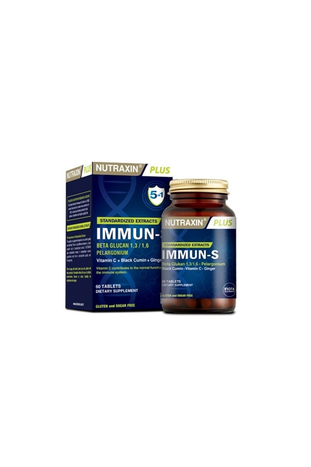 

Nutraxin Immun-s 60 Таблетка