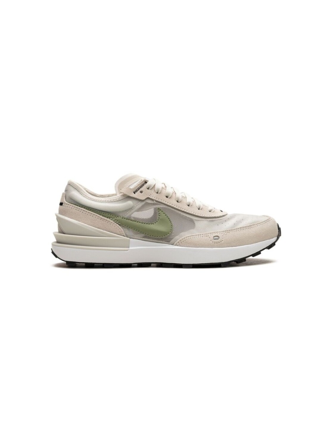

Nike Kids кроссовки Waffle One Light Bone Oil Green, нейтральный цвет