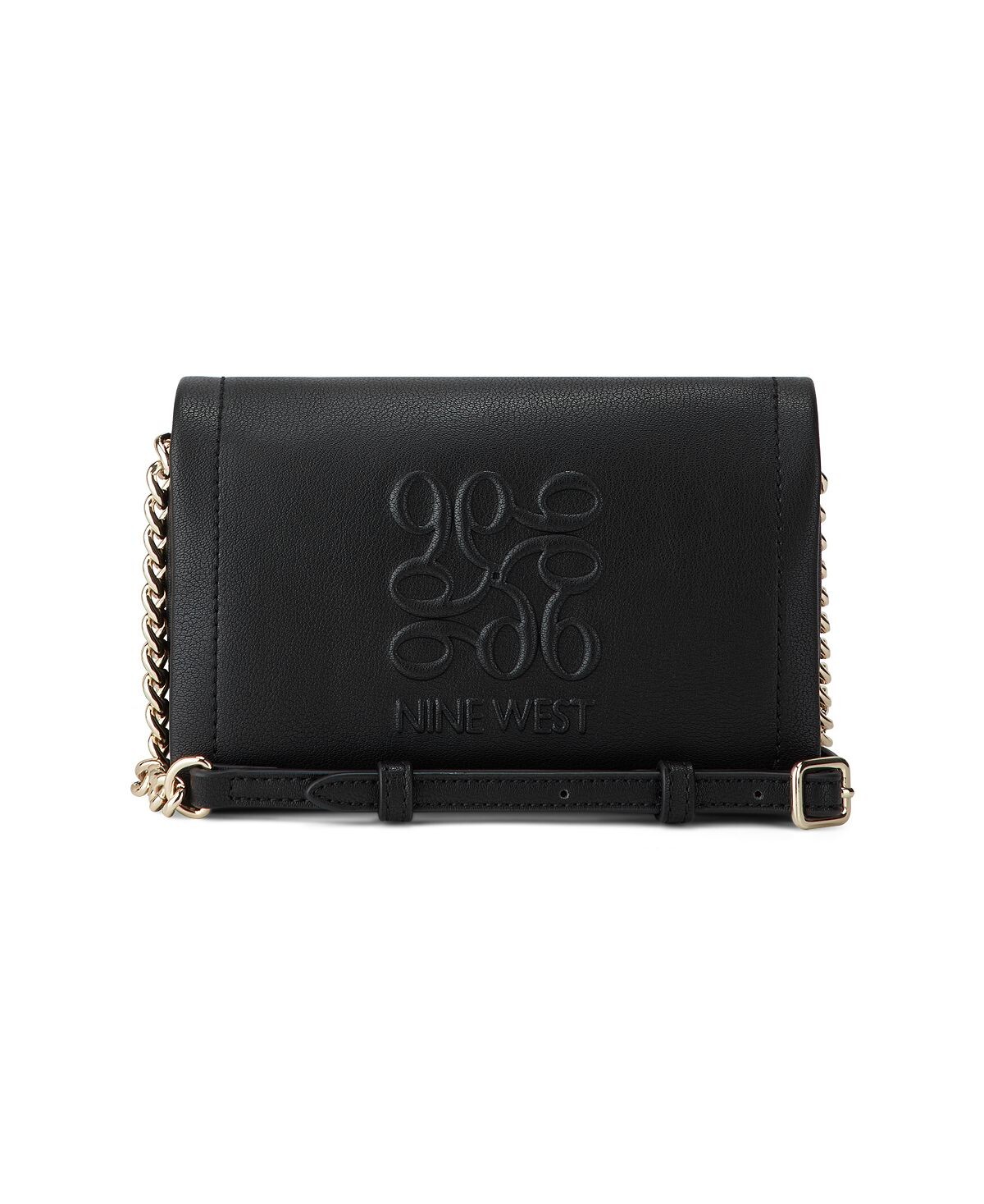 

Женская мини-сумка через плечо Emmaline с клапаном Nine West, черный