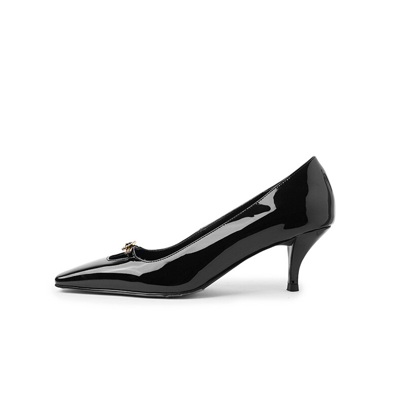 

Туфли женские на высоком каблуке Amazing Cure, цвет Black patent leather