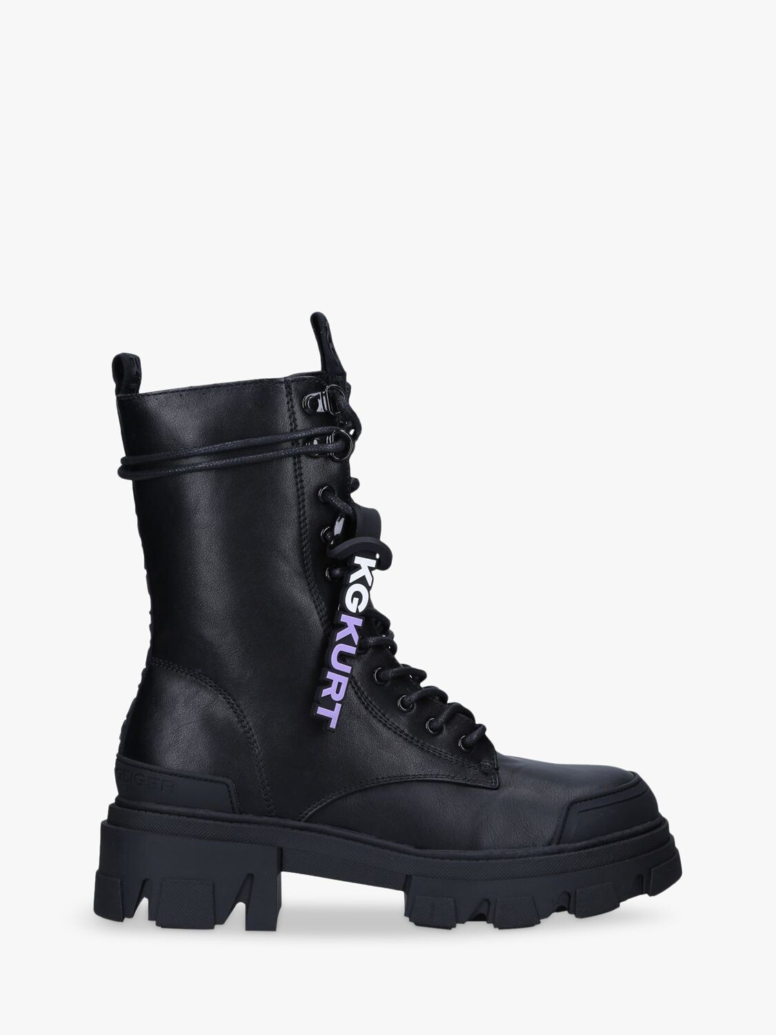 

Ботильоны KG Kurt Geiger Trekker на шнуровке, черные, Черный