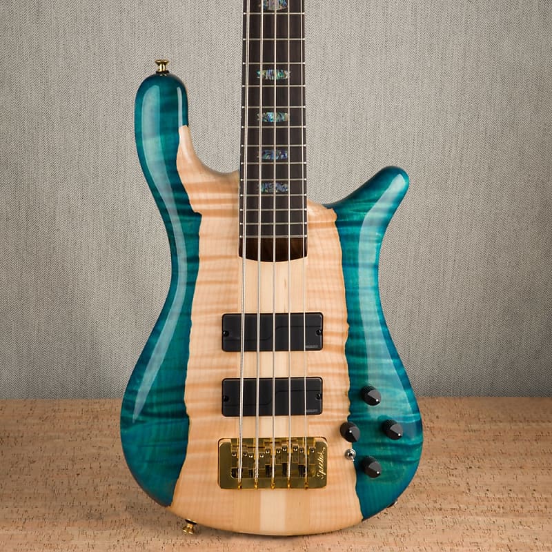 Басс гитара Spector USA Custom NS5 5-String Bass Guitar - Shoreline Stain Gloss - #542