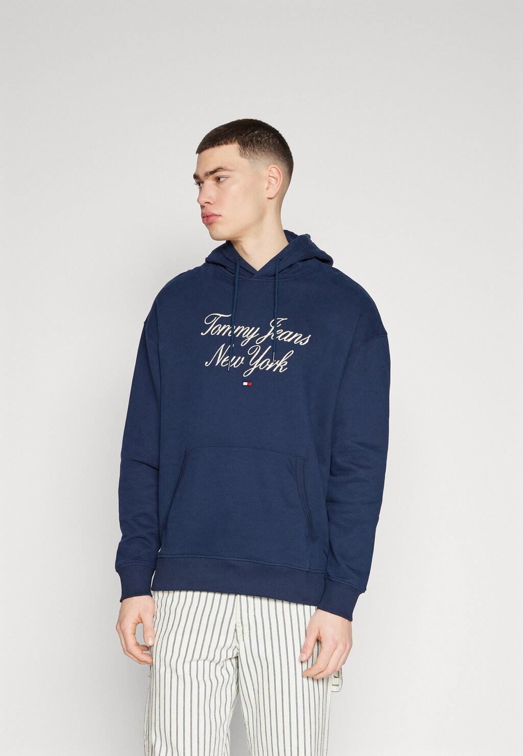 

Толстовка с капюшоном Tommy Jeans, темно-синий