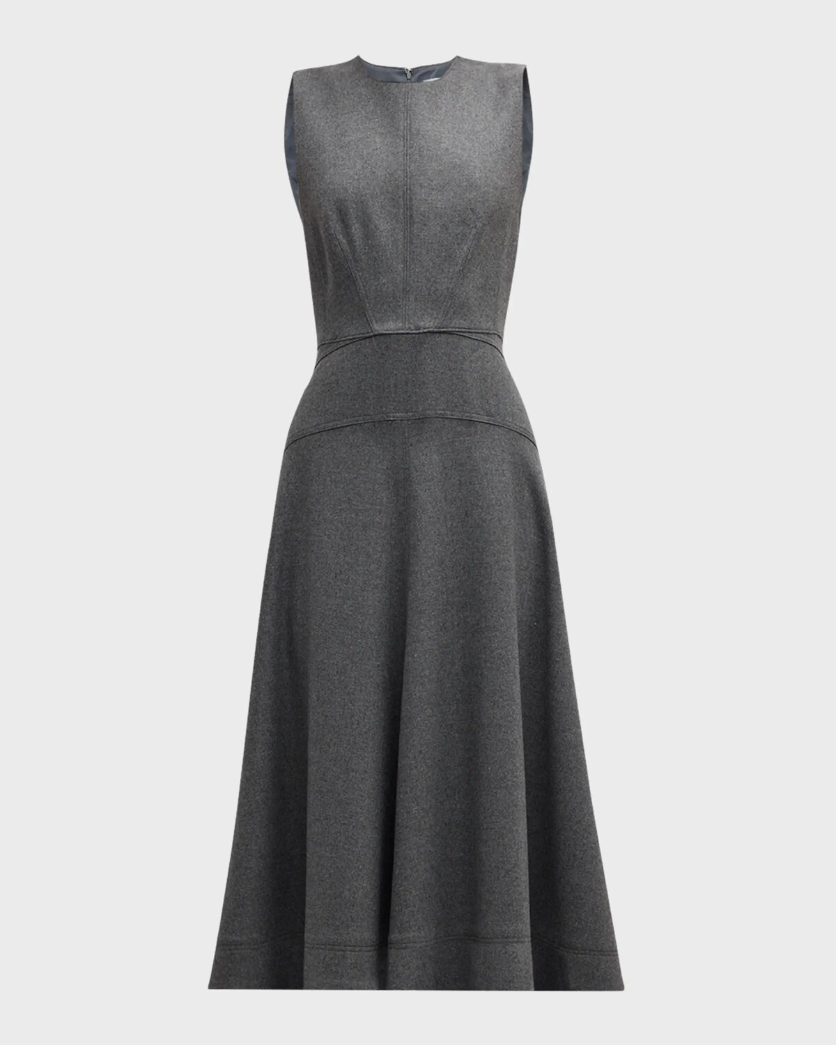 

Платье миди без рукавов Karrigan Veronica Beard, цвет Heather Grey