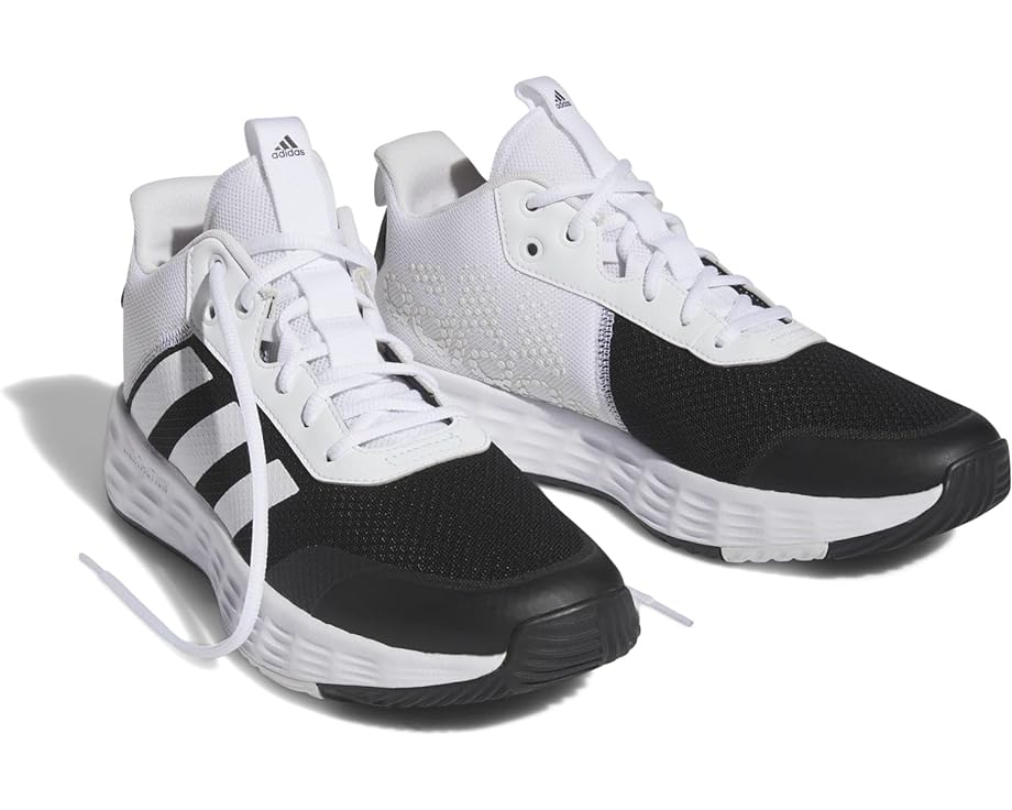 Кроссовки Adidas Own The Game 2.0 Basketball Shoes, цвет Footwear White/Footwear White/Core Black