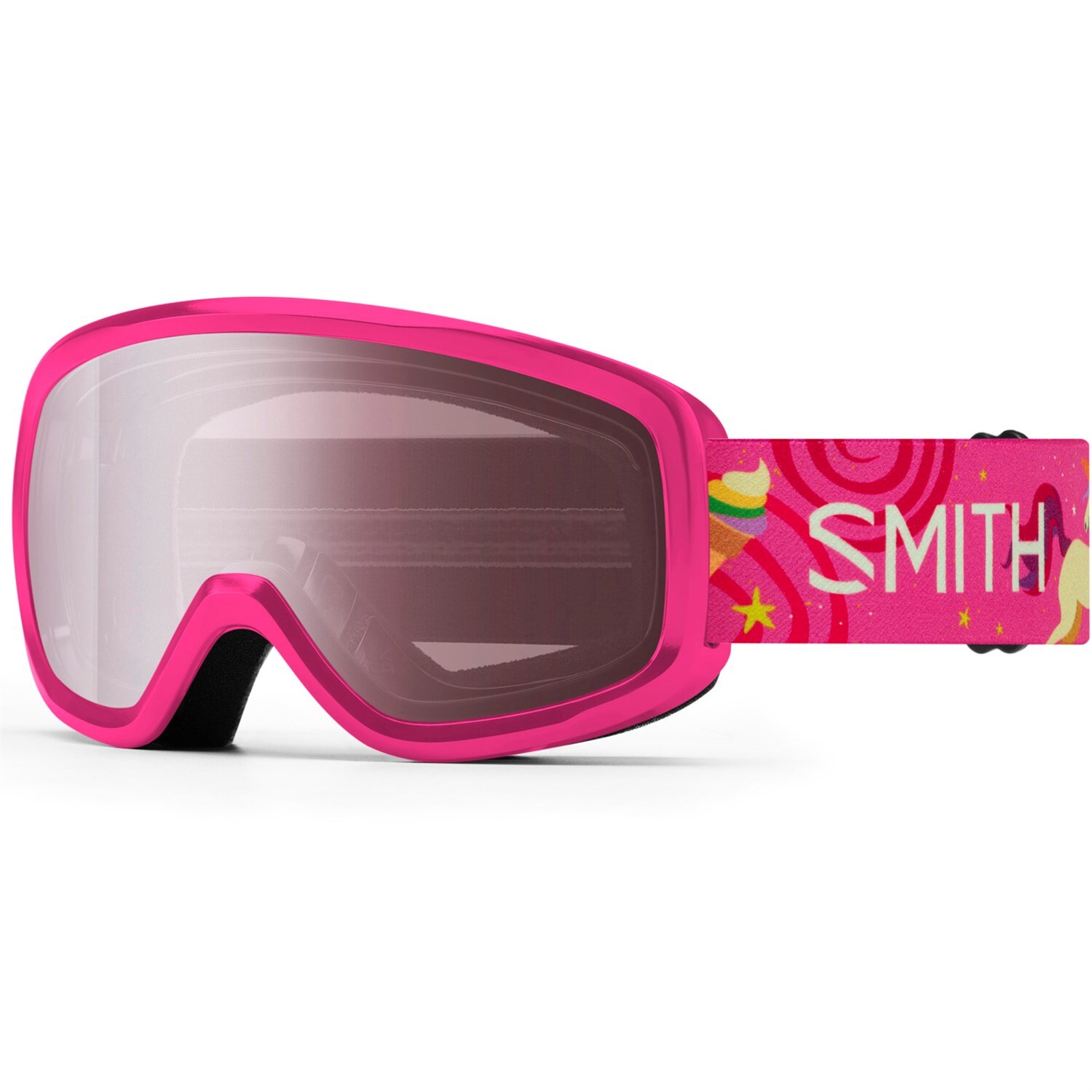 

Очки Smith Snowday, цвет Pink Space Pony/Ignitor Mirror