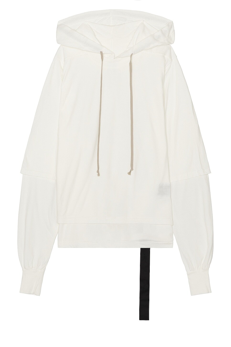 

Толстовка DRKSHDW by Rick Owens Hustler, цвет Milk