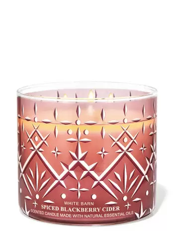 

Свеча с 3 фитилями Spiced Blackberry Cider, 14.5 oz / 411 g, Bath and Body Works