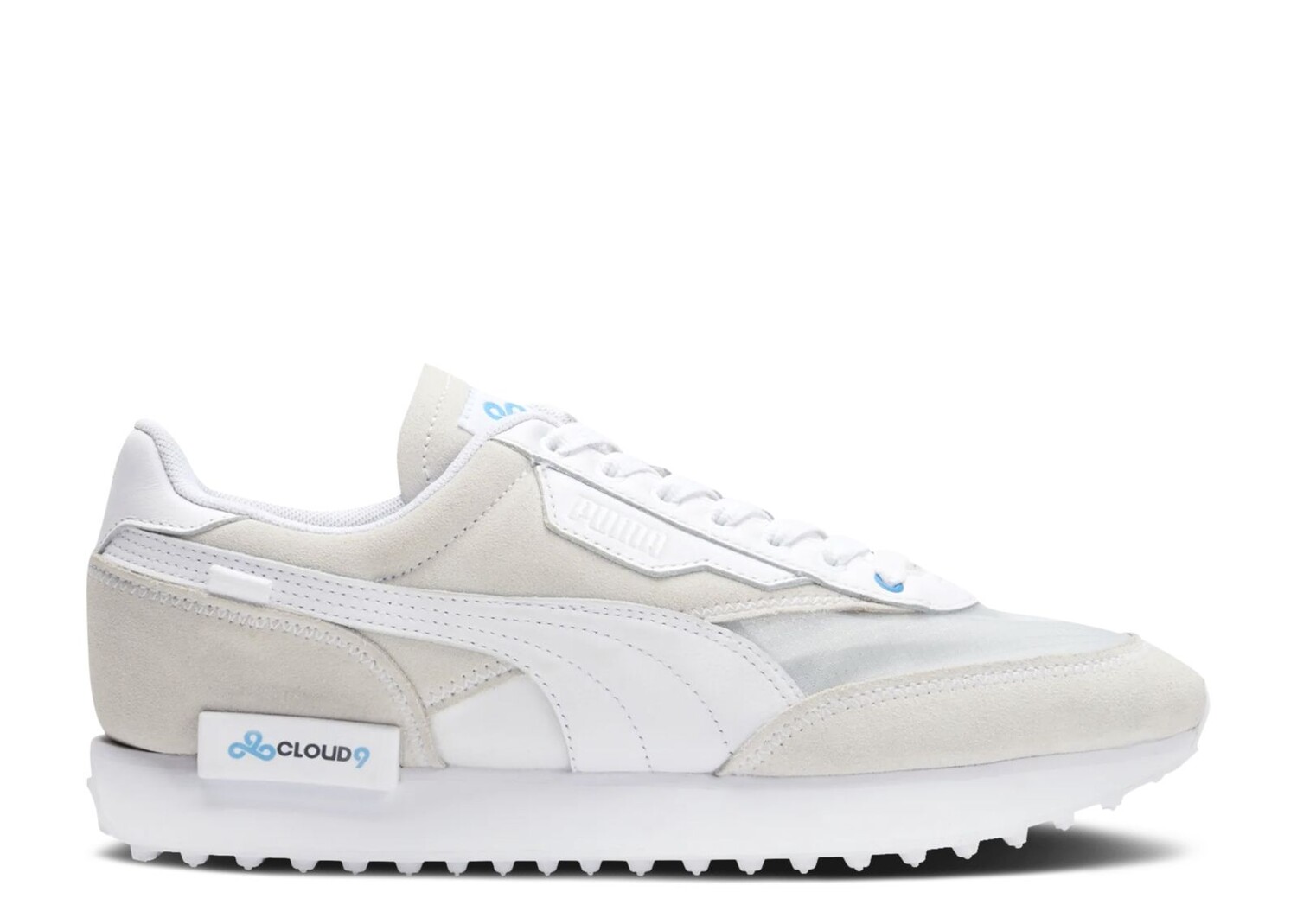 Кроссовки Puma Cloud9 X Future Rider 'White Cyan', белый кроссовки puma future rider go for unisex white mineral blue