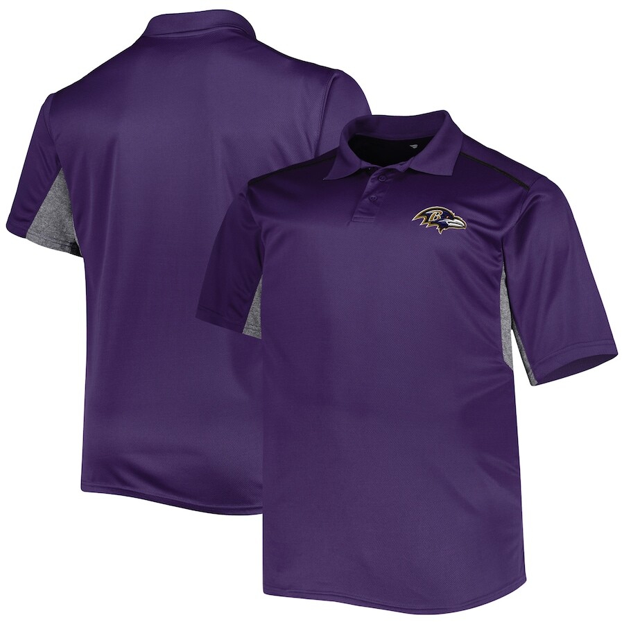 

Поло с коротким рукавом Fanatics Branded Baltimore Ravens, фиолетовый