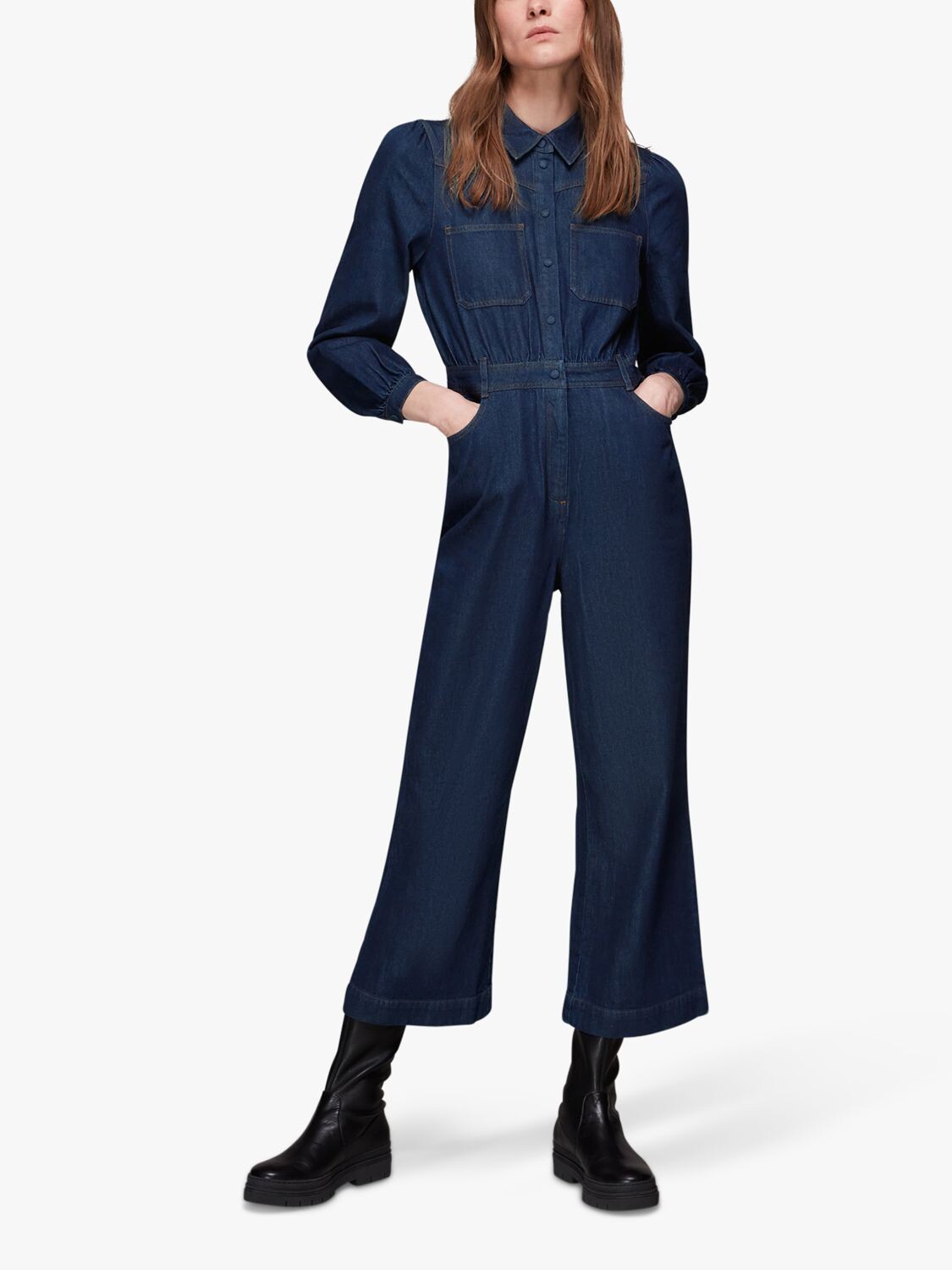 

Джинсовый комбинезон Lilly Whistles, синий