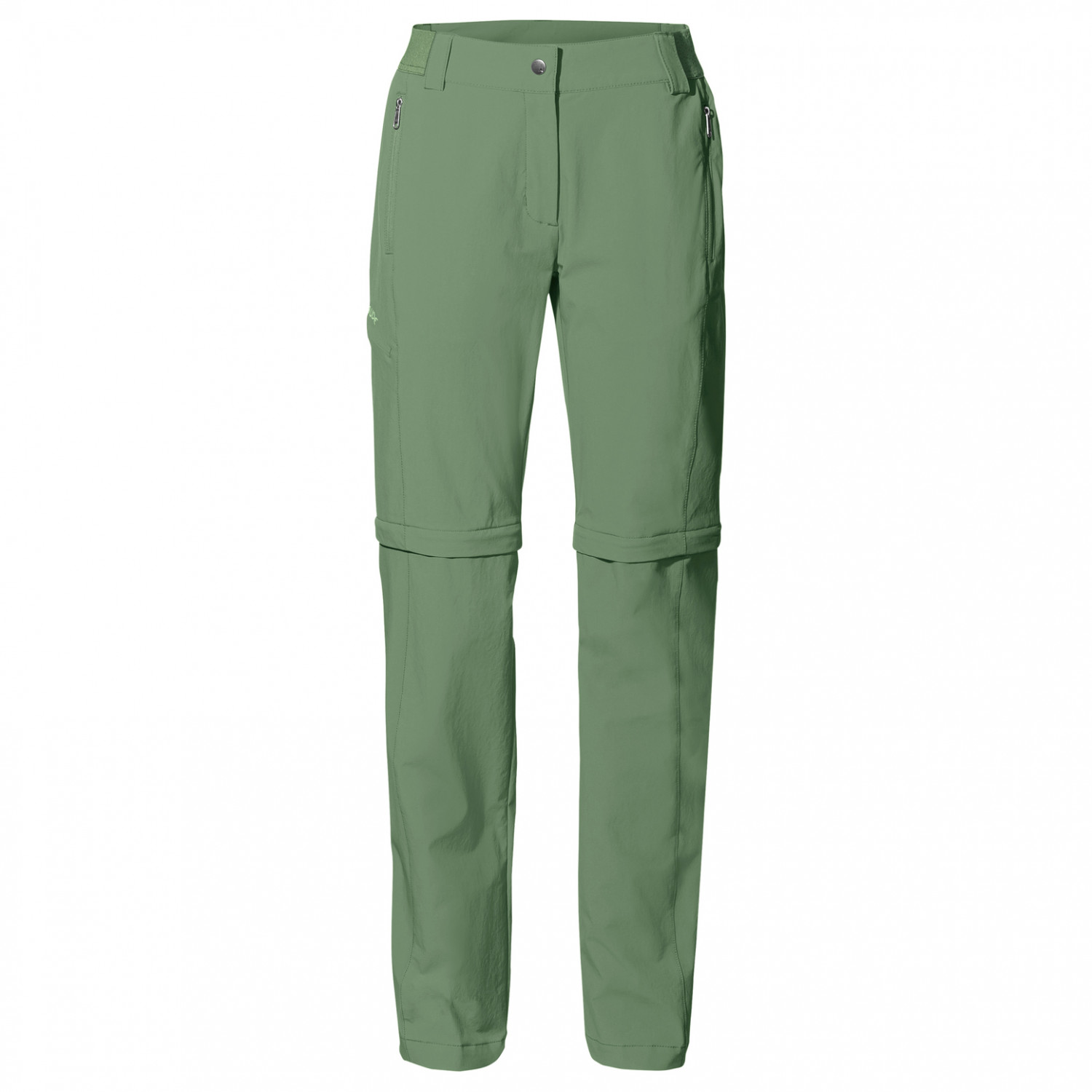 Трекинговые брюки Vaude Women's Farley Stretch Zip Off T Zip II, цвет Willow Green