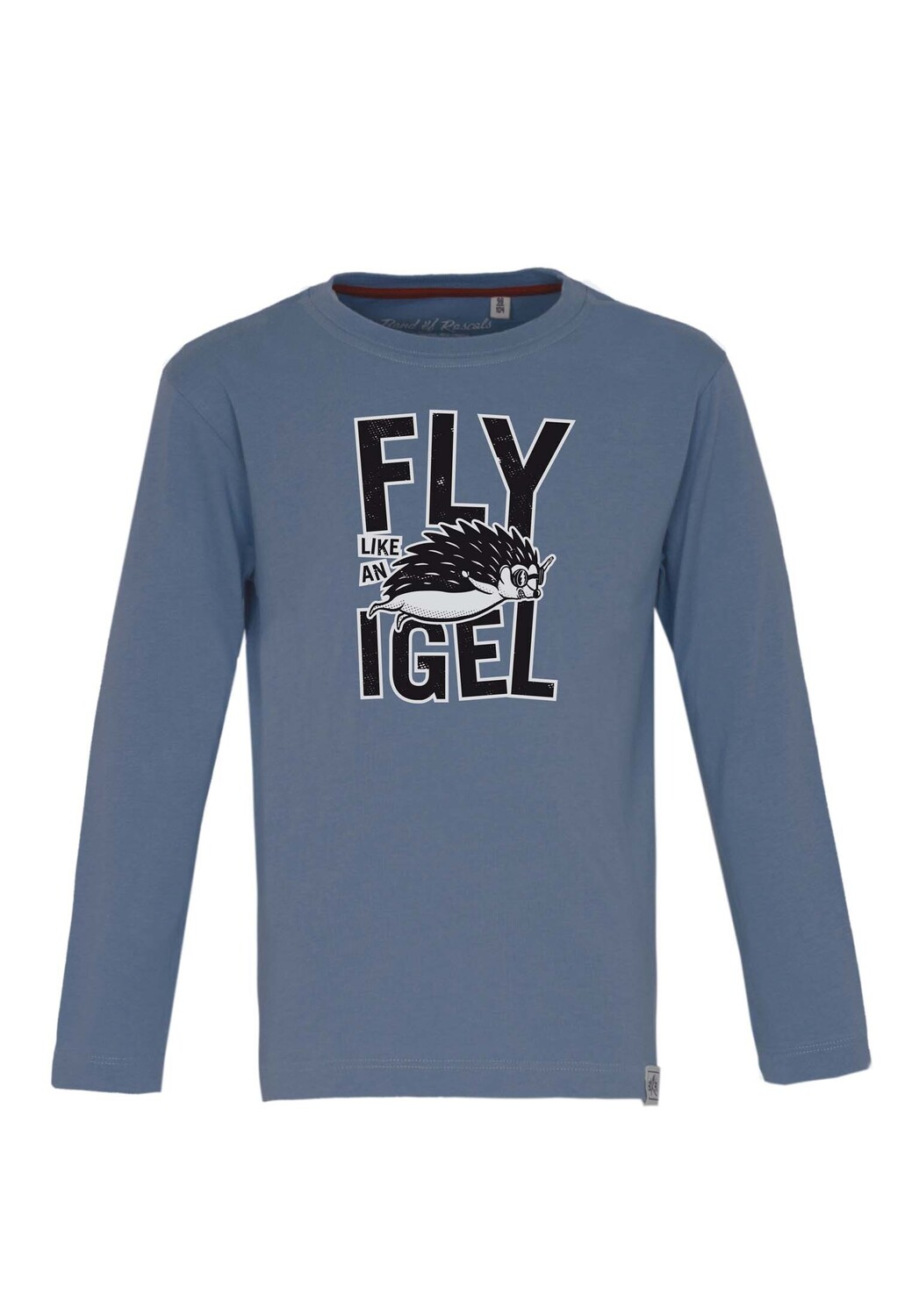 

Лонгслив Band of Rascals Fly like an Igel, цвет dove blue