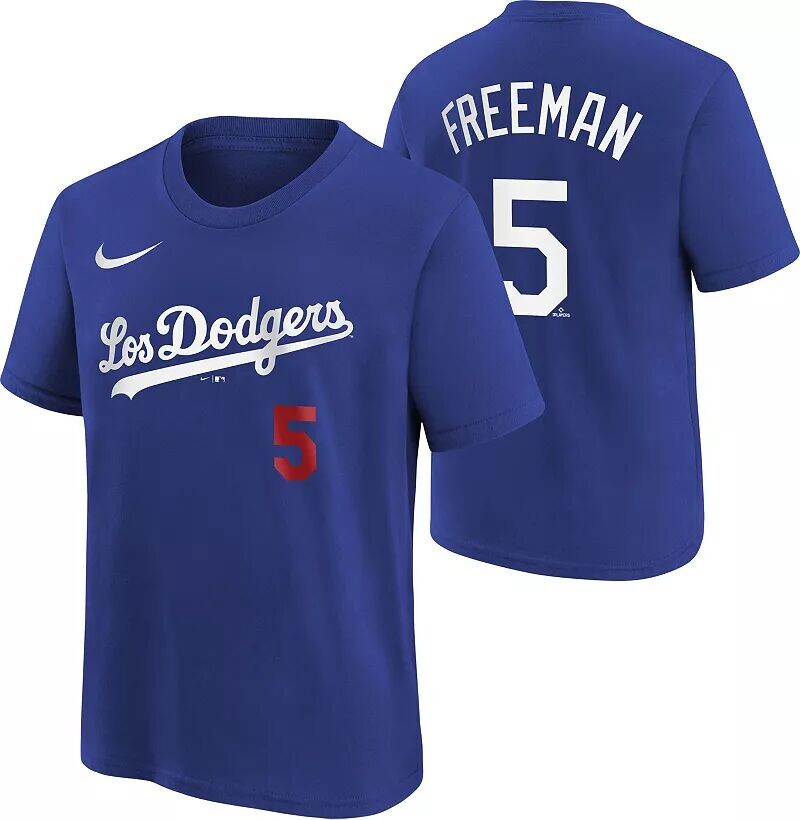 

Футболка Nike Youth Los Angeles Dodgers Freddie Freeman #5 Royal OTC