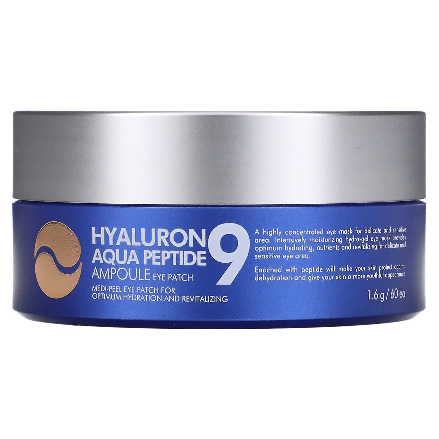 

Hyaluron Peptide 9, патчи для глаз, увлажняющие, 60 шт., Medi-Peel