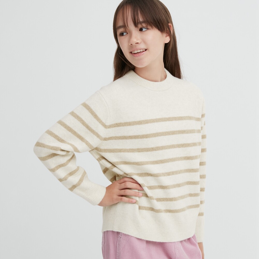 

Свитер Uniqlo из пряжи, светло-бежевый