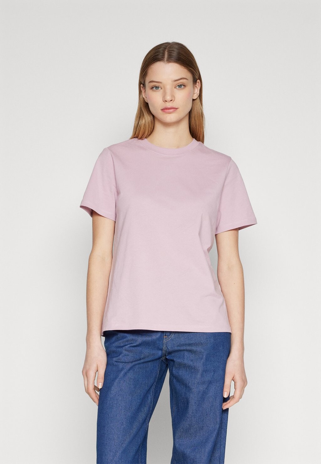 

Базовая футболка PCRIA SOLID TEE Pieces, цвет dawn pink