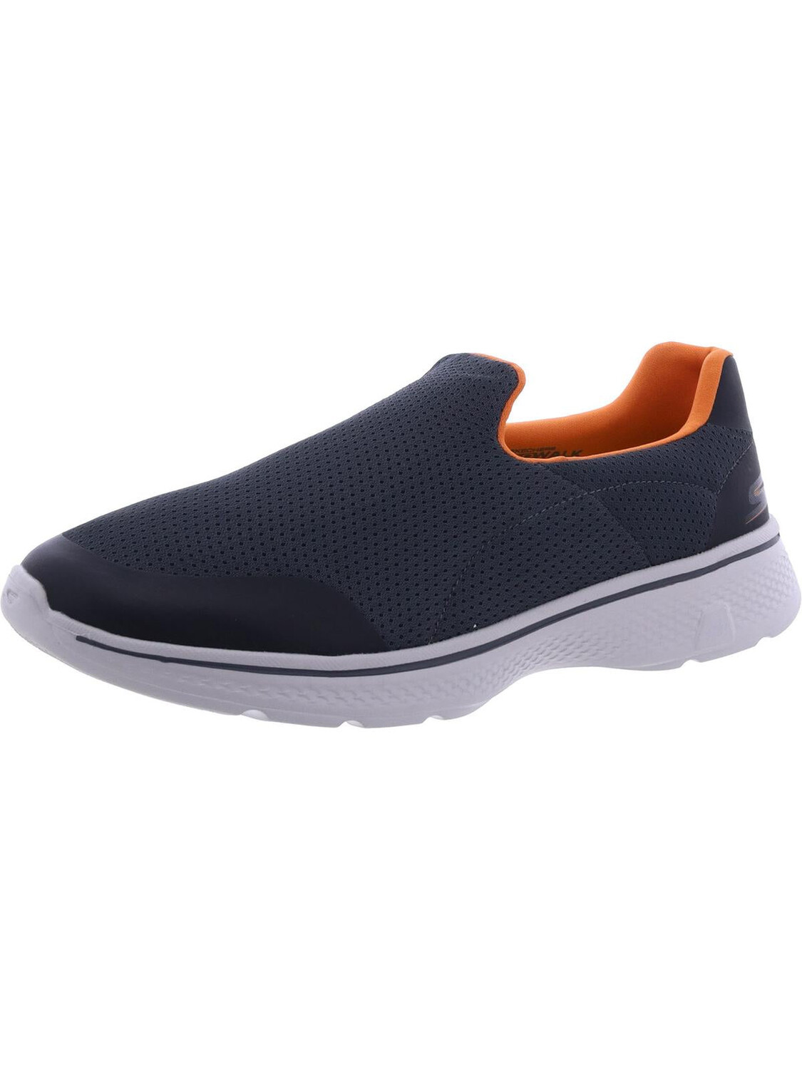 

Мужские прогулочные туфли без шнуровки Go Walk 4 Incredible с сеткой Skechers, цвет Gray Orange
