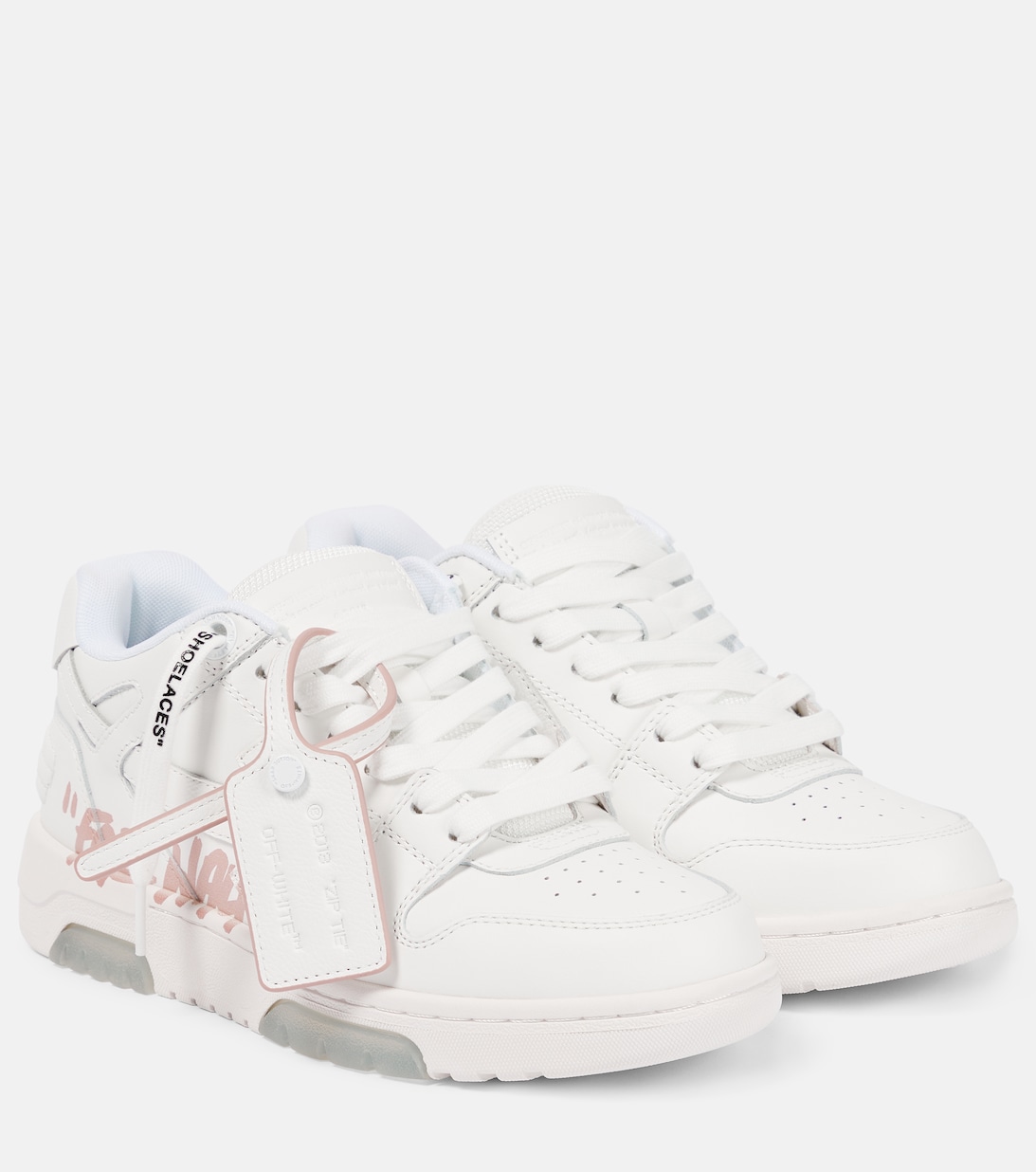 

Кожаные кроссовки Out Of Office Off-White, белый