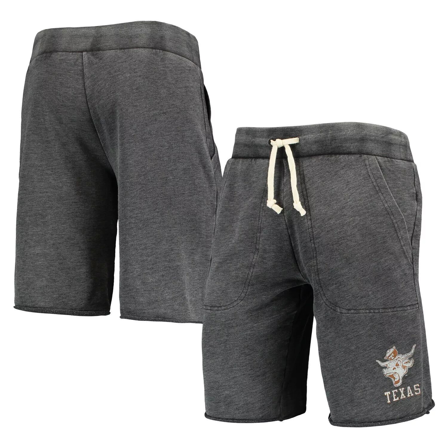 

Мужские черные альтернативные шорты с меланжевым рисунком Texas Longhorns Victory Lounge Shorts