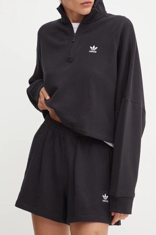 

Хлопковые шорты adidas Originals, черный