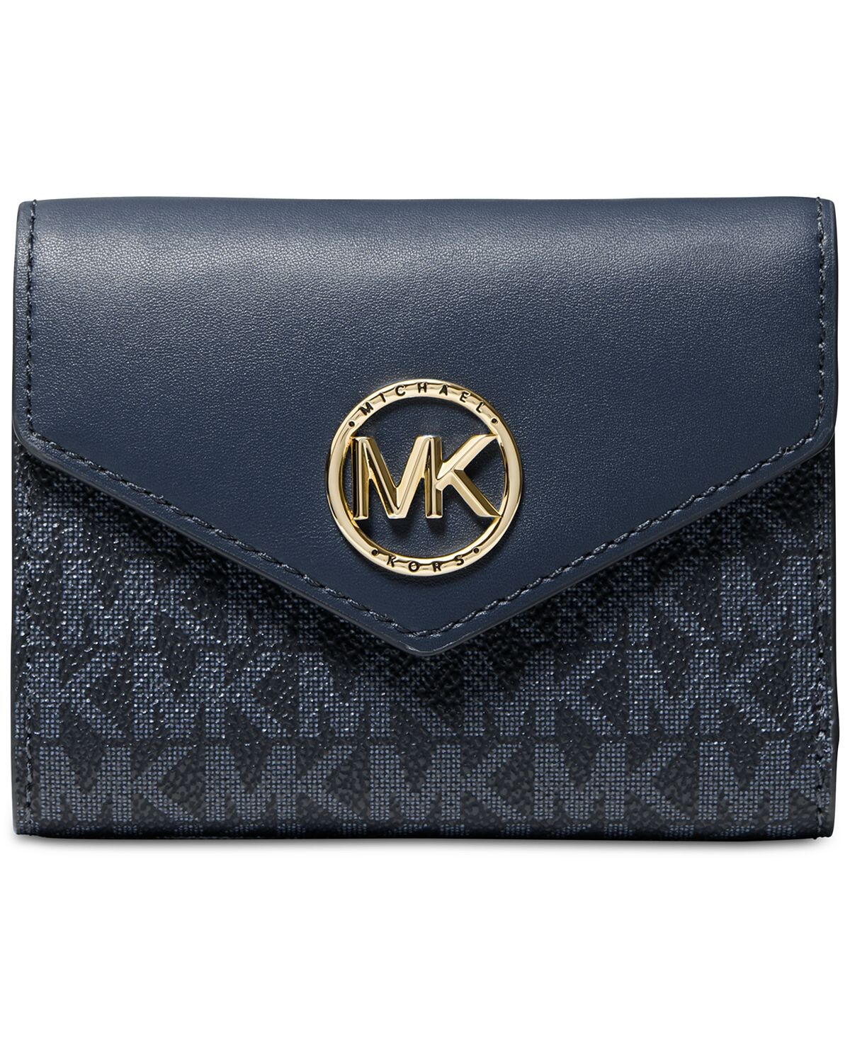 

Кошелек-конверт с логотипом Greenwich тройного сложения Michael Kors