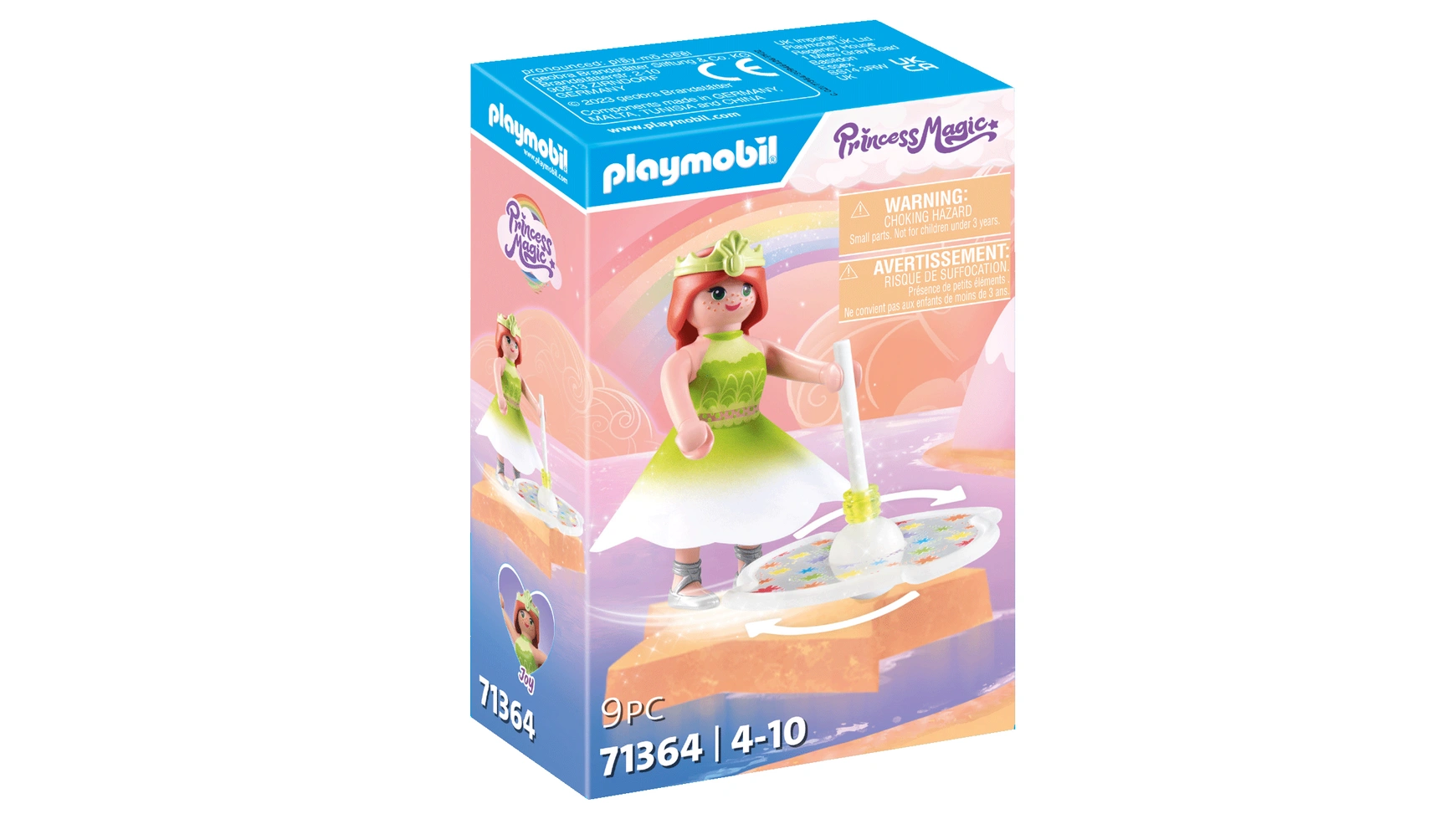 Princess magic небесный радужный топ с принцессой Playmobil конструктор playmobil 70281 площадка приключений