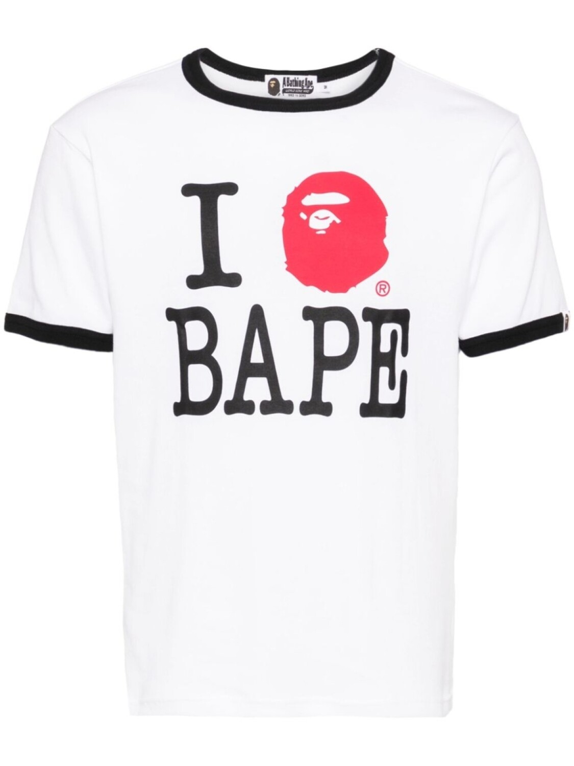 

A BATHING APE футболка I Love BAPE, белый