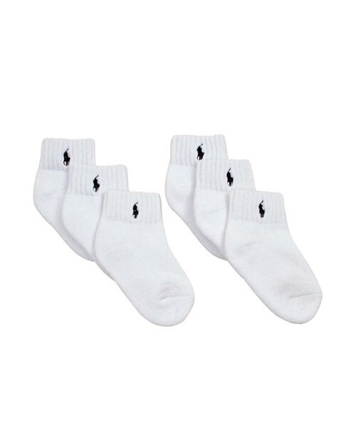 

Носки-четверти для мальчиков Ralph Lauren, 6 шт. — для малышей Ralph Lauren, цвет White