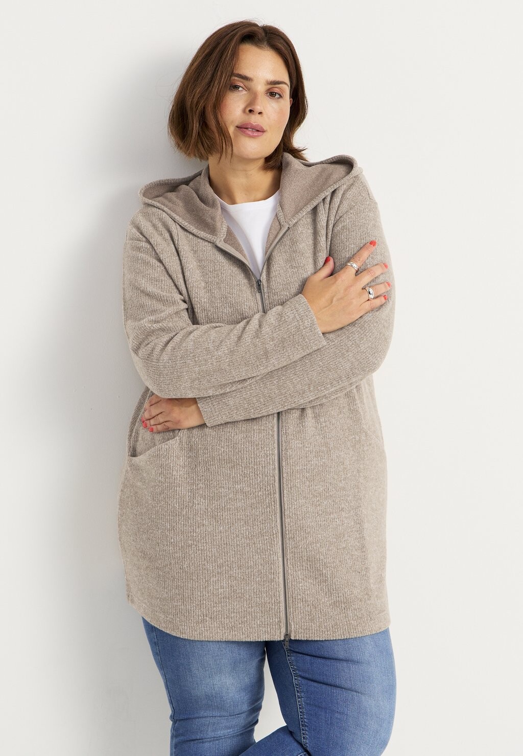

Кардиган SUPER SOFT WITH POCKETS Cellbes Of Sweden, цвет beige melange