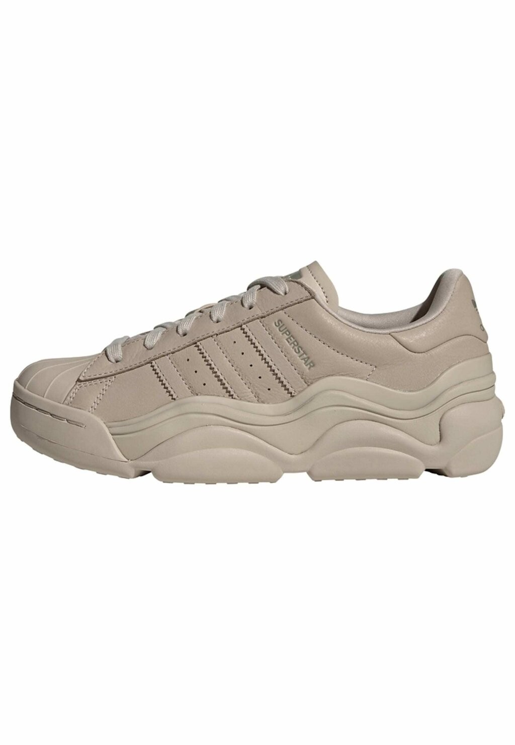 

Низкие кроссовки SUPERSTAR adidas Originals, бежево-бежевый серебристый камешек