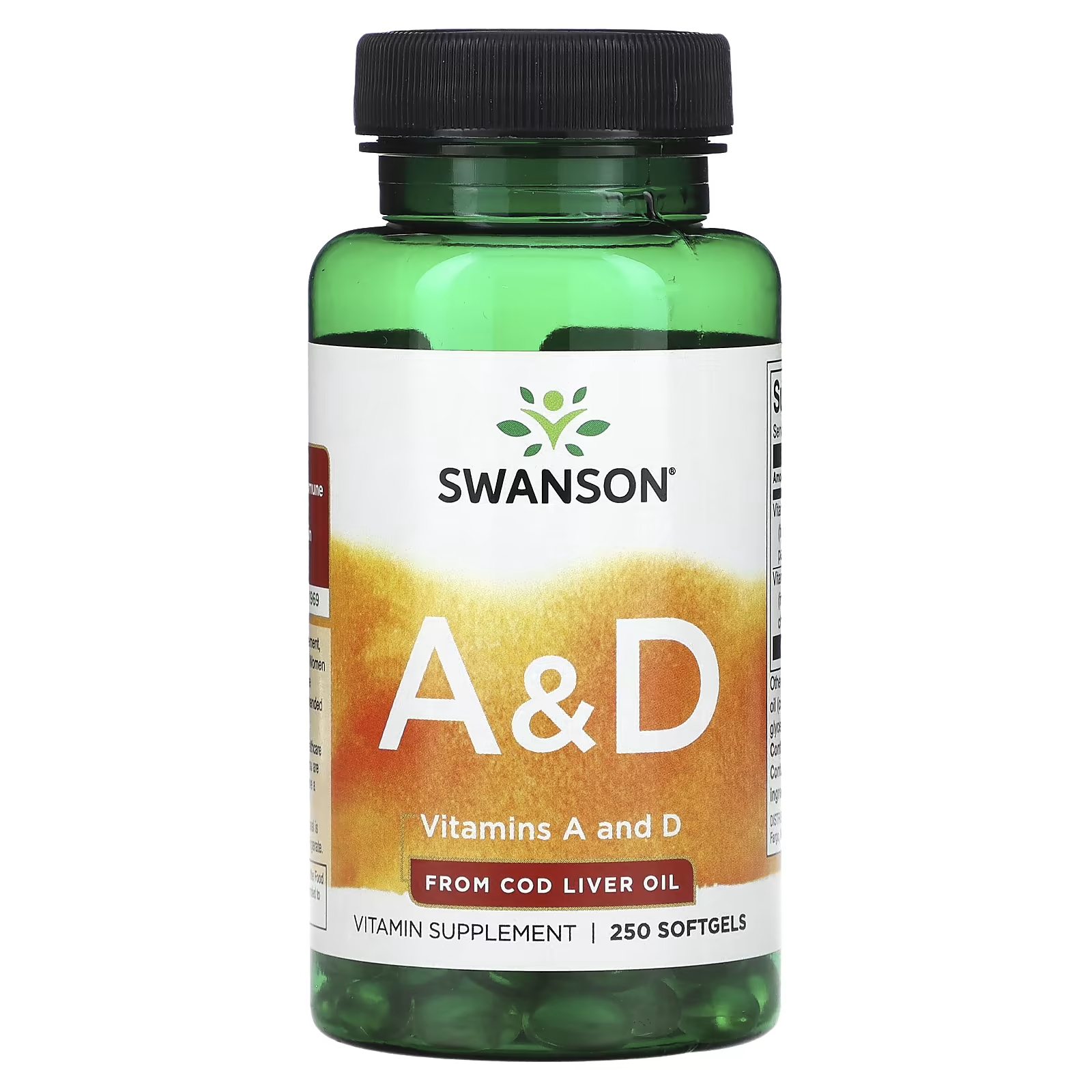 Витамины А и D Swanson, 250 таблеток