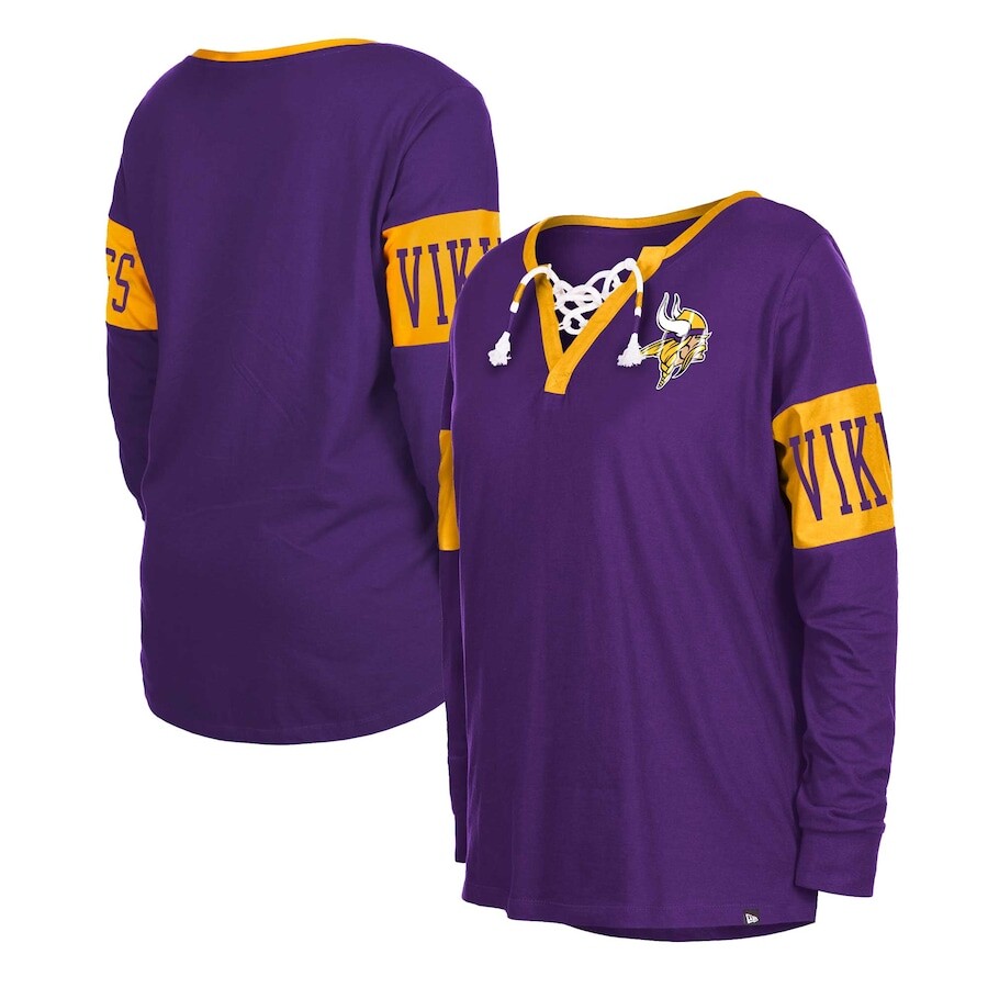 

Футболка с длинным рукавом New Era Minnesota Vikings, фиолетовый